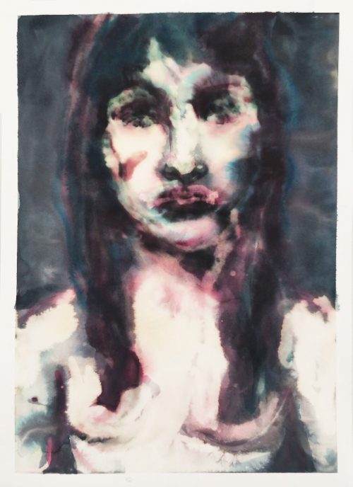 L'absinthe | Portrait de femme, peinture figurative pas Yann Seth